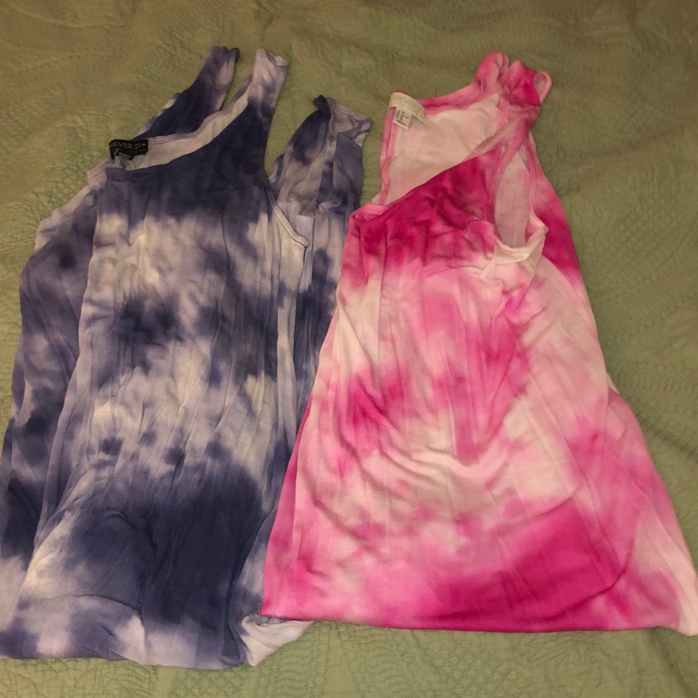 Two Forever 21 plus summer dress